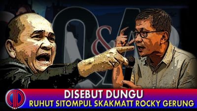 Ruhut: ‘Sebelum Masuk Demokrat, Rocky Gerung Juga Sudah Jadi Orang Partai’