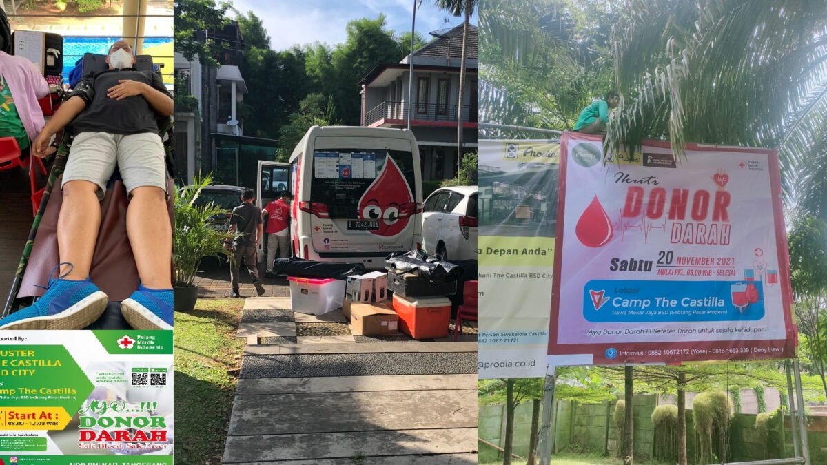 Aksi Pahlawan di Bulan November, Warga The Castilla BSD City Berbondong Donor Darah Aksi Pahlawan di Bulan November, Warga The Castilla BSD City Berbondong Donor Darah