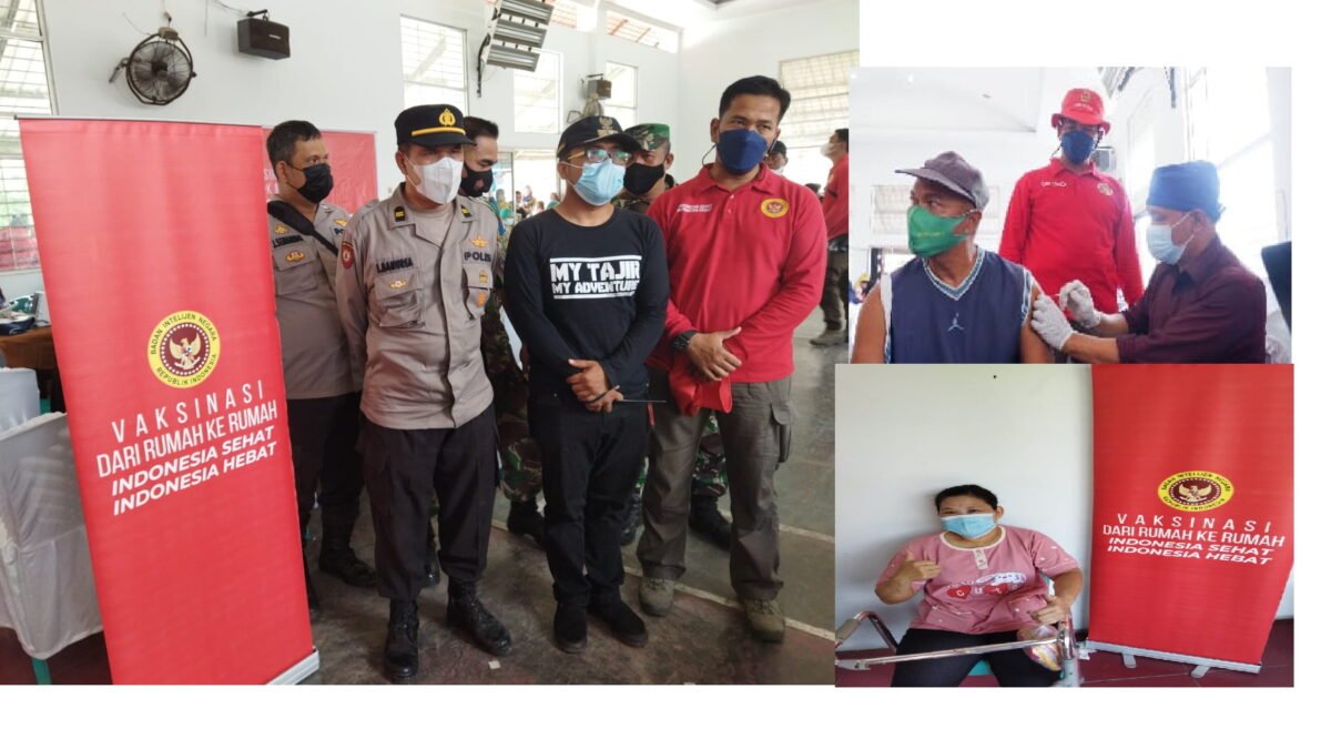 Vaksinasi Dari Rumah ke Rumah Oleh BIN Terus Dilakukan