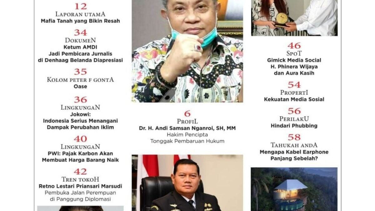 Majalah MATRA edisi Desember 2021, Panglima TNI Jenderal Andika dan Laksamana Yudo Margono