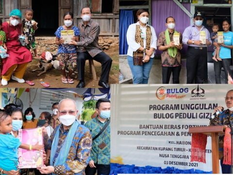 Cegah Stunting, ‘BULOG Peduli’ Gelontor Bantuan Beras Bervitamin Ke Balita Di NTT