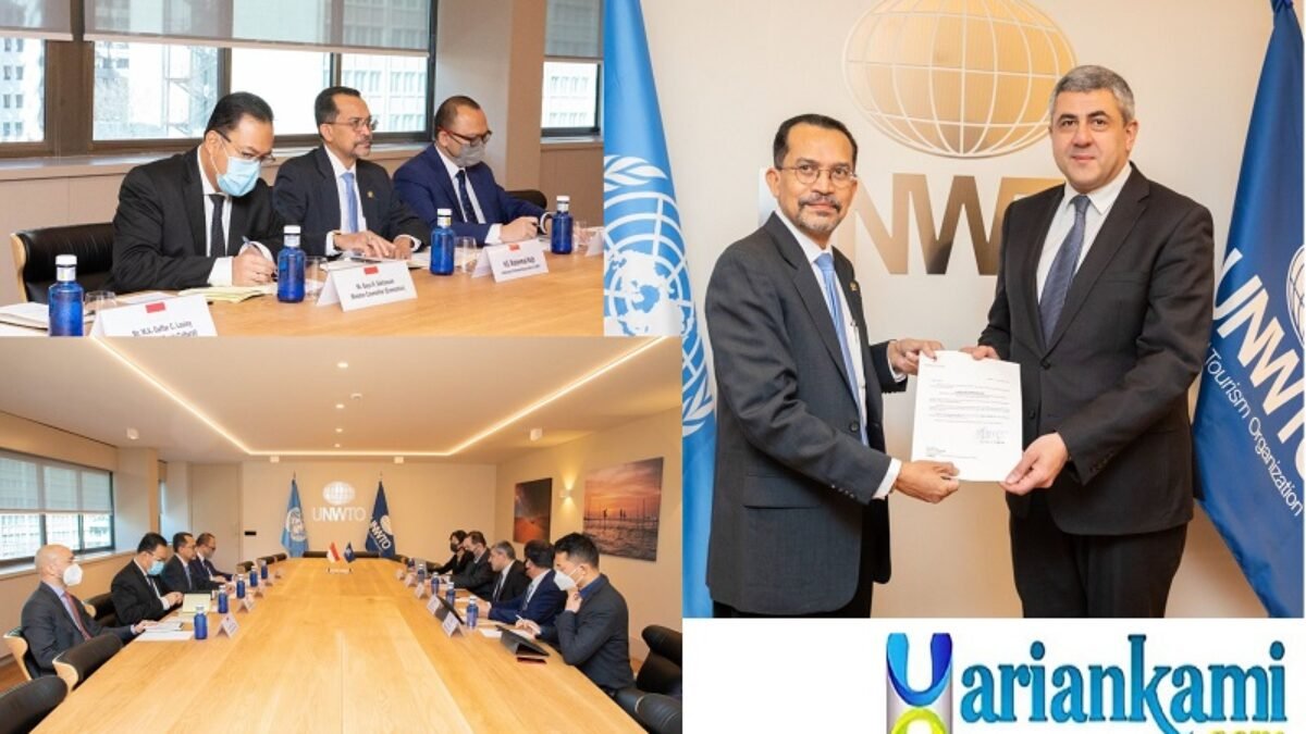 DR. Muhammad Najib Serahkan Surat Kepercayaan Sebagai Wakil Tetap RI Kepada Sekjen United Nations World Tourism ORGANIZATION DR. Muhammad Najib Serahkan Surat Kepercayaan Sebagai Wakil Tetap RI Kepada Sekjen United Nations World Tourism ORGANIZATION