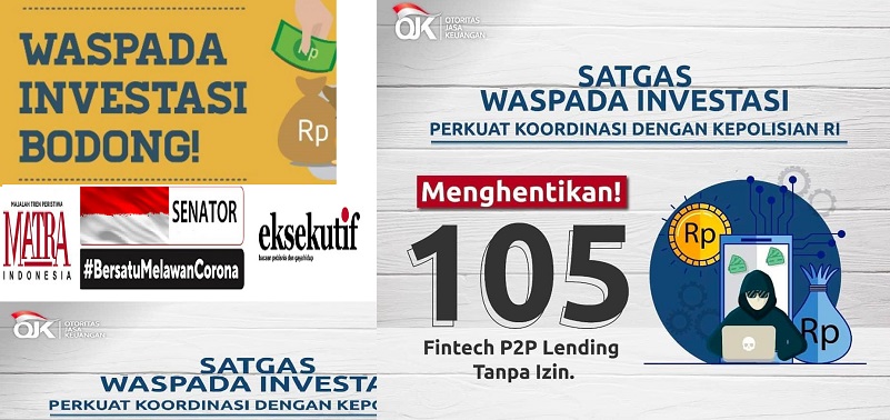 Ini Daftar Investasi Ilegal Versi Satgas Waspada Investasi 2022