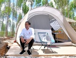 Jokowi Berkemah di Titik Nol Kilometer Ibu Kota Negara (IKN) Nusantara, Dari 33 Gubernur Berapa Yang Ikut Kemah?