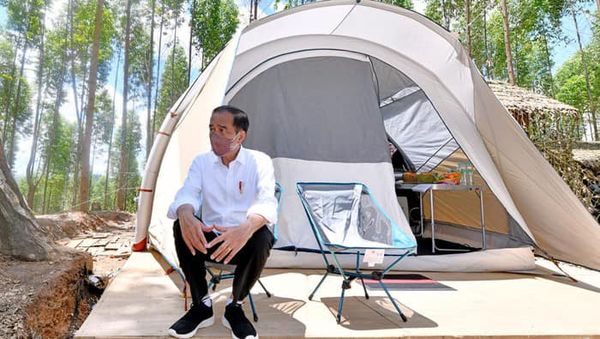 Jokowi Tetap Camping Tanpa Anies dan Ganjar, 6 Gubernur Tak Hadir di IKN