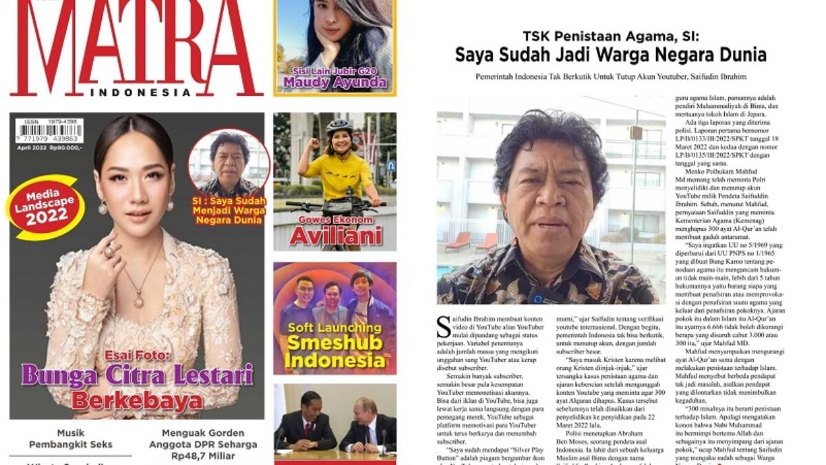 TSK Penistaan Agama, SI: Saya Sudah Jadi Warga Negara Dunia