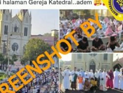 Sholat Ied di Mesjid Istiqlal 300 ribu Orang Meluber