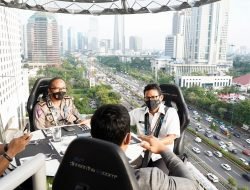 Baru Buka, Restoran Melayang Pertama Di Indonesia Lounge In The Sky Indonesia
