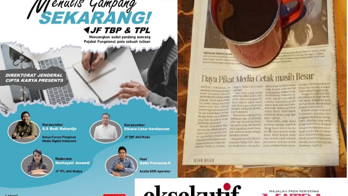 Menulis Itu Gampang Sekarang, Oleh S.S Budi Raharjo MM Menulis Itu Gampang Sekarang, Oleh S.S Budi Raharjo MM