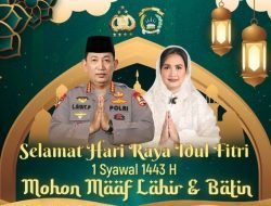 Kapolri Jenderal Listyo Sigit Prabowo Mengucapkan Selamat Hari Raya Idul Fitri 1443 H
