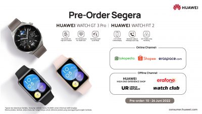 HUAWEI WATCH FIT 2 dan GT 3 PRO Siap Meriahkan Pasar Smartwatch di Indonesia