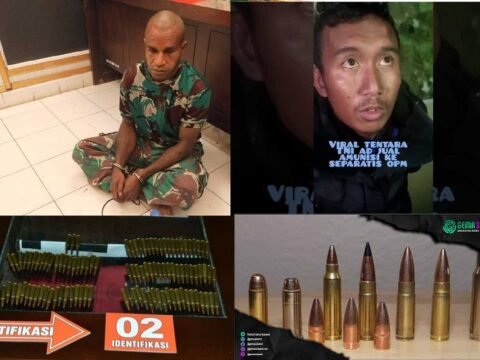 Lagi-Lagi, Ketahuan Oknum TNI AD Jual Amunisi ke OPM