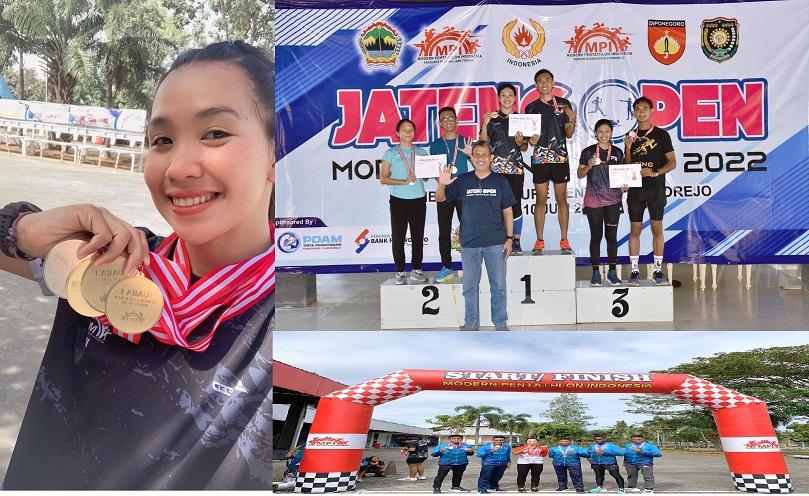 Superwomen Dispenal Borong 4 Medali Jateng Open Modern Pentathlon