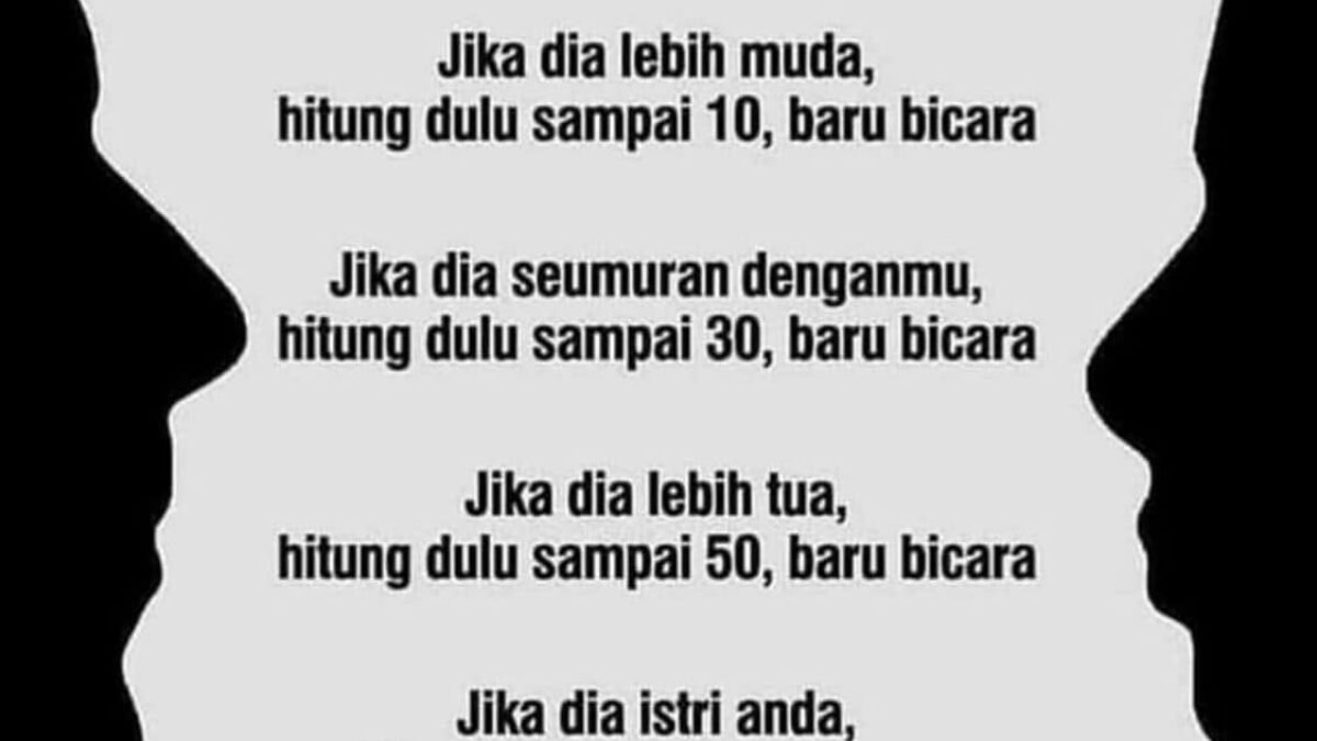 Bicaralah Lebih Banyak Seiring Bertambahnya Usia Bicaralah Lebih Banyak Seiring Bertambahnya Usia