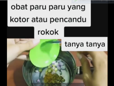 Rebusan Air Campuran Bawang Merah, Kunyit, dan Jahe Dapat Bersihkan Paru-paru kotor Akibat Rokok