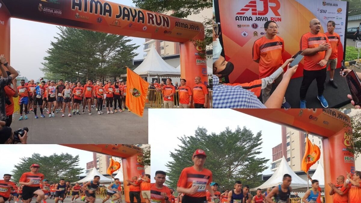 850 Warga Jabodetabek Berlari Sambil Berdonasi Dalam ATMA JAYA Run 2022