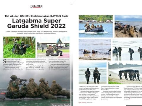 Kasal Pimpin Langsung Operasi Amfibi di Latgabma Super Garuda Shield 2022