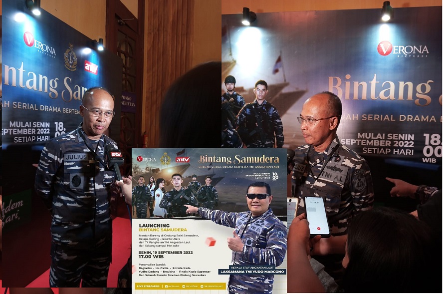 Peringati HUT TNI AL Ke 77, Prajurit TNI AL Se-Indonesia Nonton Bareng