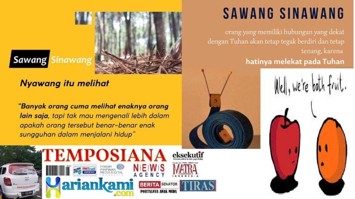 Sejatine Urip Kuwi Mung Sawang Sinawang, repost Hariankami.com