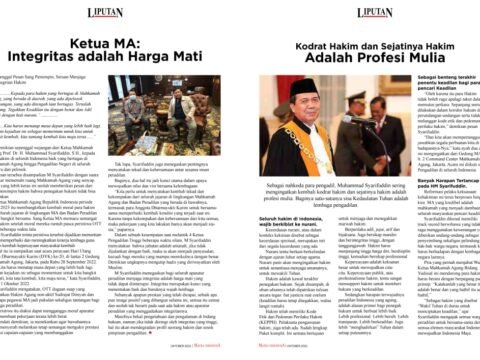 Prof Muhammad Syarifuddin Ketua MA Merayakan Hari Istimewanya