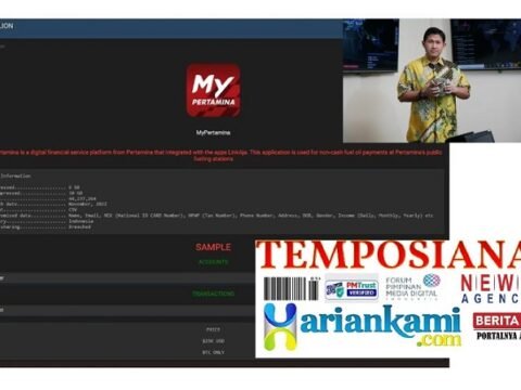 Bjorka Kembali Beraksi, Bocorkan Data Aplikasi MyPertamina
