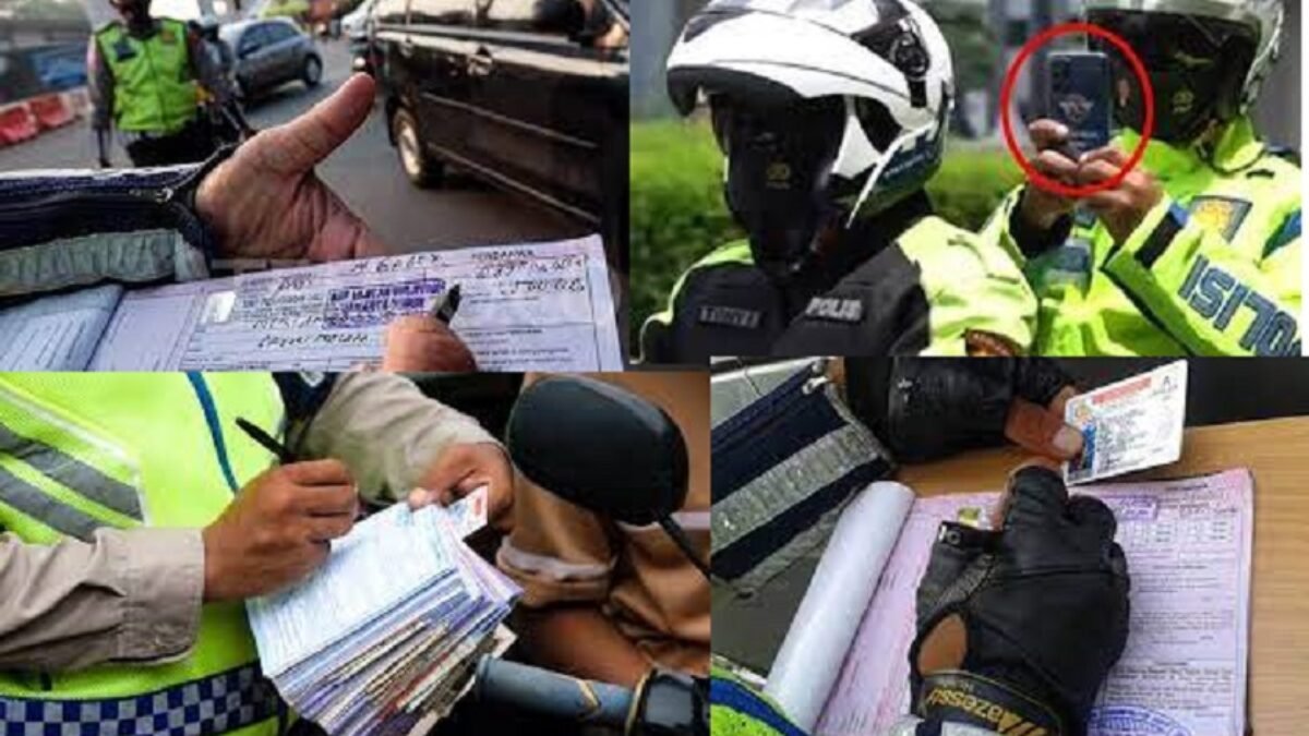 Polantas Pegang Surat Tilang Lagi Polantas Pegang Surat Tilang Lagi