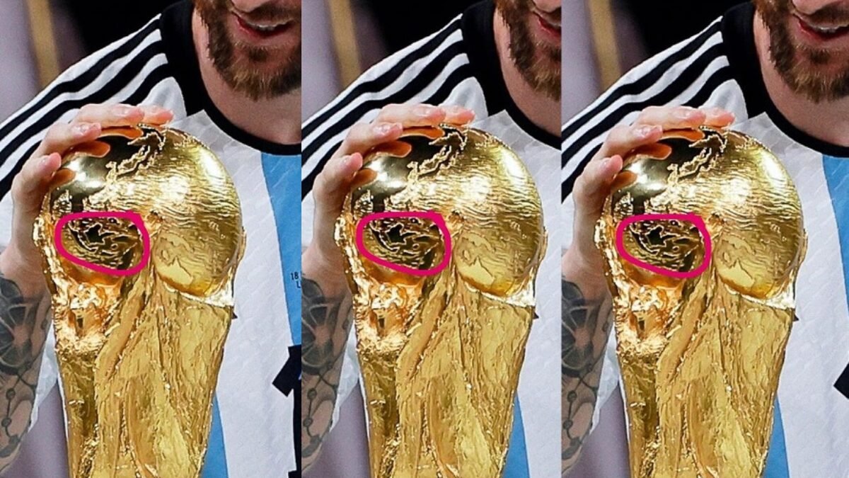 Peta Indonesia Lebih Jelas Terpampang Dalam Trofi Piala Dunia 2022 Peta Indonesia Lebih Jelas Terpampang Dalam Trofi Piala Dunia 2022