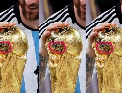 Peta Indonesia Lebih Jelas Terpampang Dalam Trofi Piala Dunia 2022