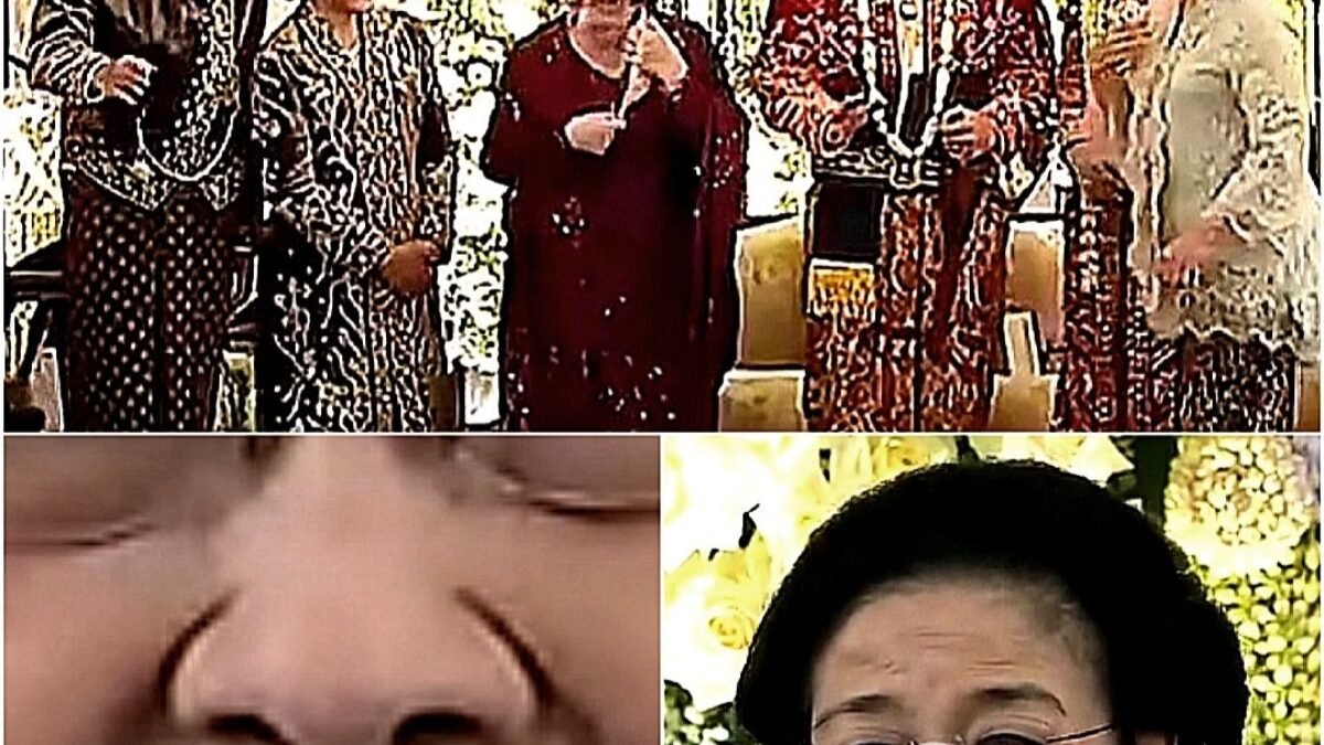 Bu Mega ke Resepsi Nikahan Kaesang-Erina Pakai Tindik Hidung