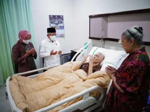 Wapres Maruf Amin: Saya Lihat, Pak Try, alhamdulillah Tampak Pulih dan Segar