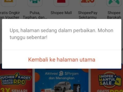 Penjelasan Pihak Shopee Yang Alami Gangguan