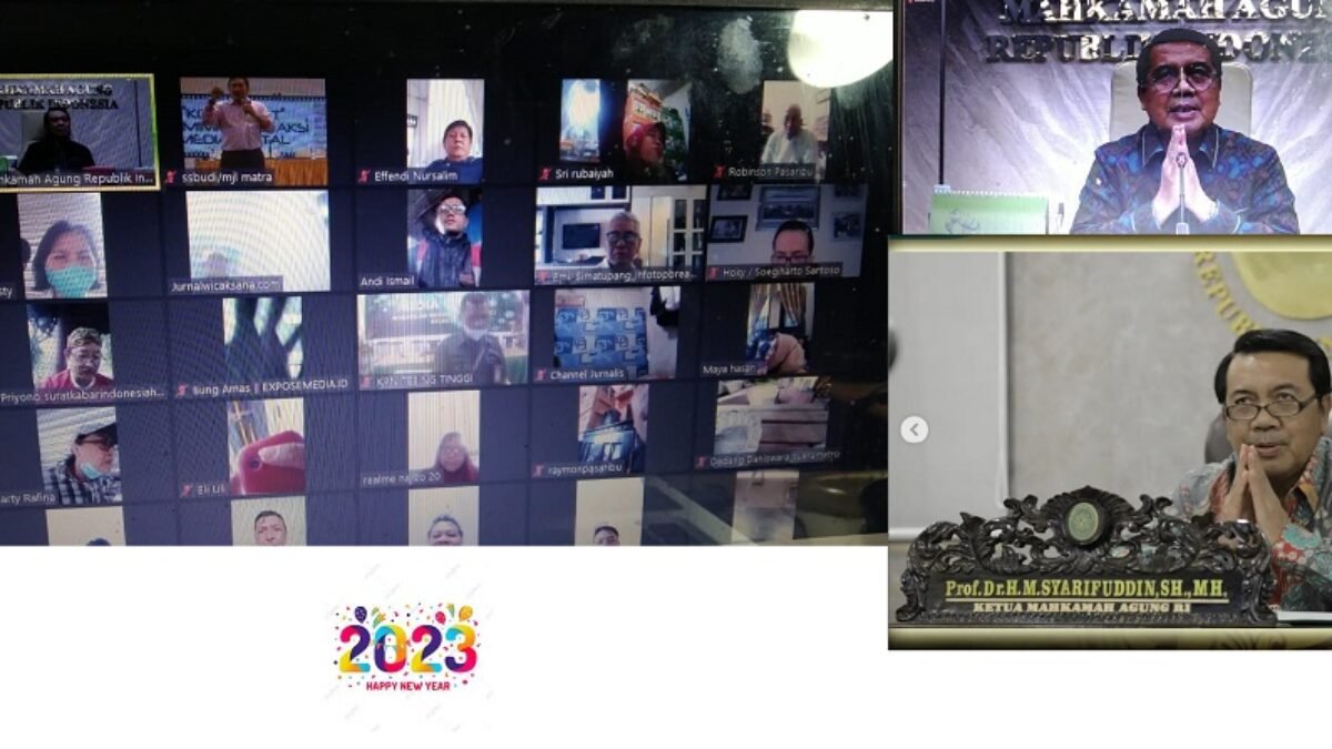 Prof Dr H M Syarifuddin SH, MH Ketua Mahkamah Agung Minta Maaf