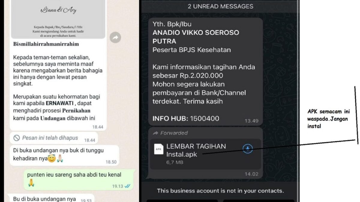 Setelah Undangan Kawinan Sekarang Penipu Kirim Tagihan BPJS Setelah Undangan Kawinan Sekarang Penipu Kirim Tagihan BPJS