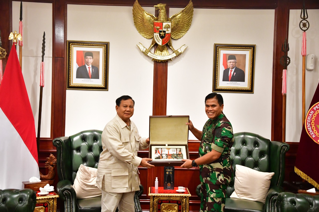 Menhan RI dan Kasal Bahas Pembangunan Kekuatan Matra Laut