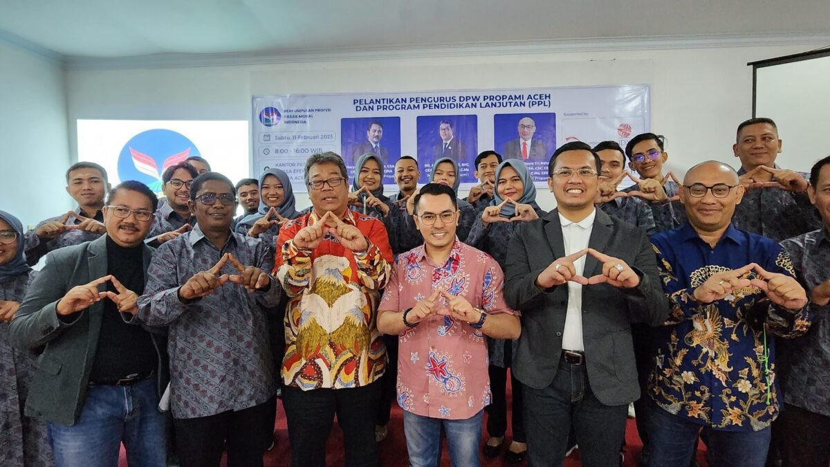 Pelantikan DPW PROPAMI Aceh Raya dan PPL