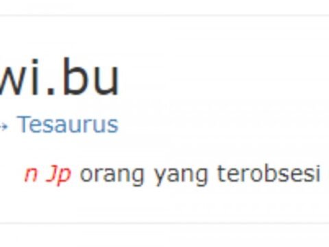 Kata Wibu Masuk Entri KBBI