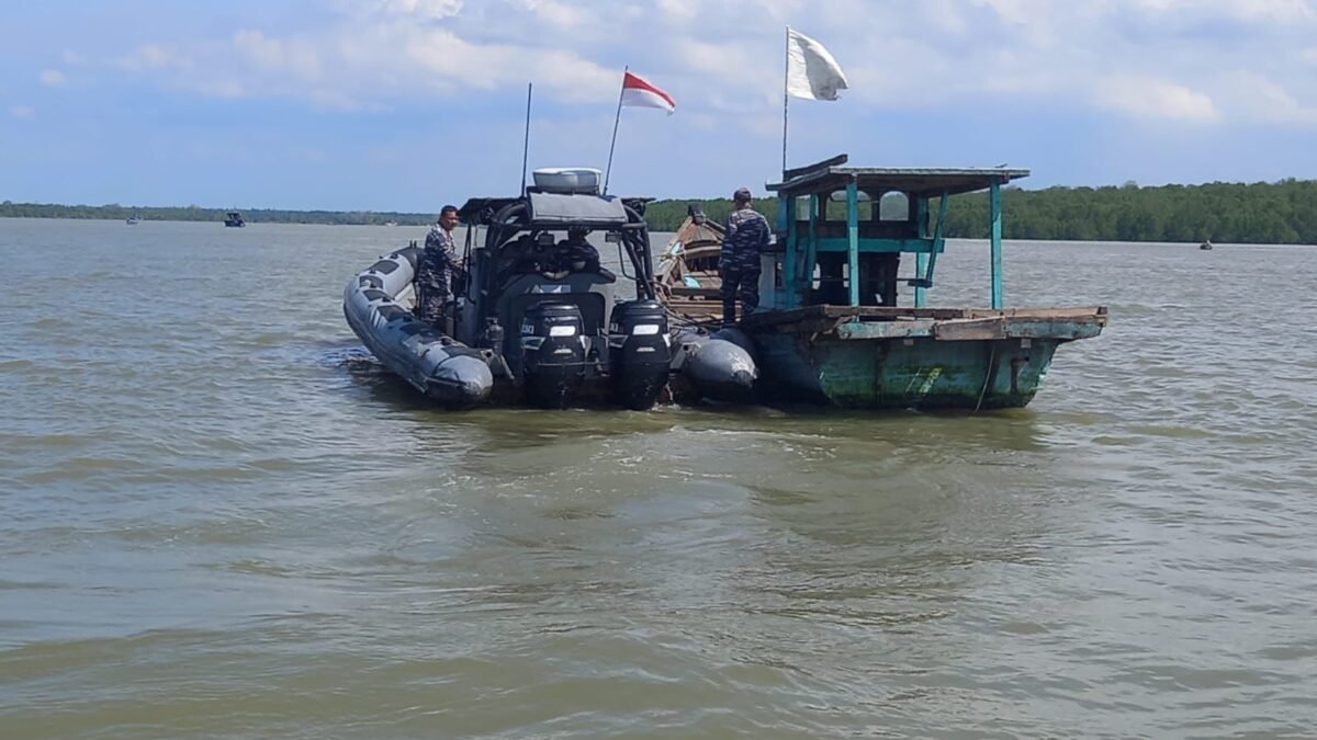 TNI AL Gagalkan Penyelundupan Narkoba Jenis Sabu Senilai Rp. 8,9 M di Kuala Bagan Asahan
