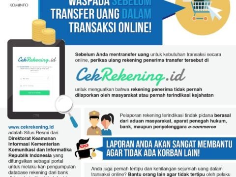Periksa Rekening di Cekrekening.id Agar Tak Tertipu Modus Online