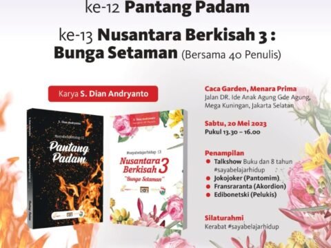 Peluncuran Buku #sayabelajarhidup ke 12 dan ke 13 Nusantara Berkisah