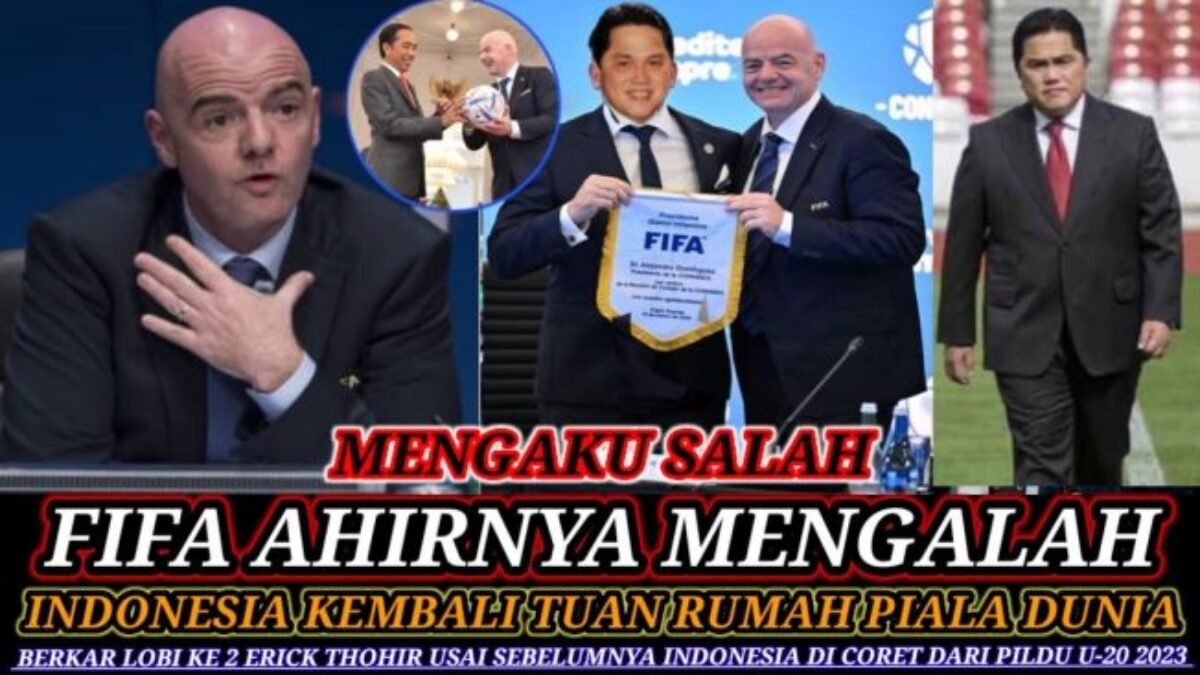 Indonesia Mendapatkan Kepercayaan sebagai Tuan Rumah Piala Dunia U-17 2023 Indonesia Mendapatkan Kepercayaan sebagai Tuan Rumah Piala Dunia U-17 2023
