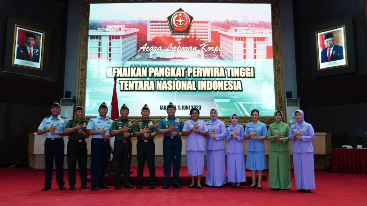 59 Pati TNI Resmi Menyandang Pangkat Baru