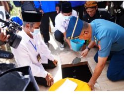 Kapuspen TNI Peletakan Batu Pertama Pembangunan Pondok Pesantren Jati Diri Bangsa