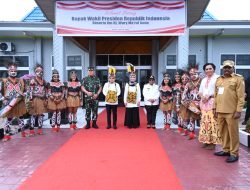 Panglima TNI Dampingi Wakil Presiden Kunjungan Kerja di Papua