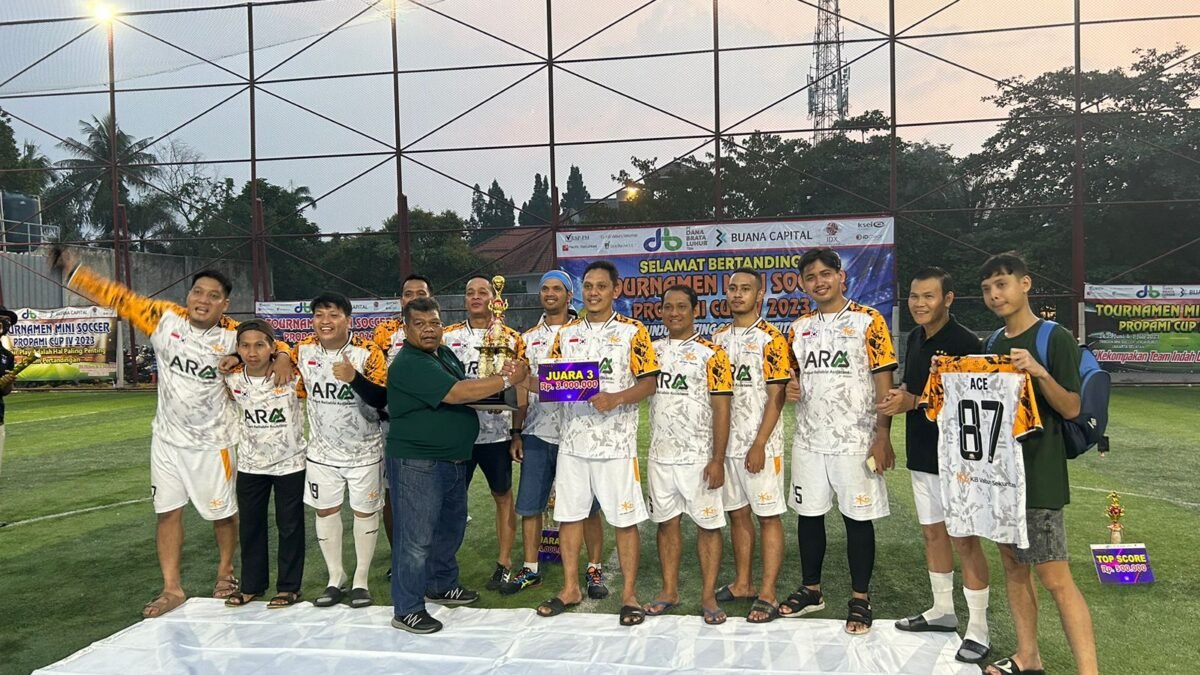 PROPAMI CUP IV 2023: Semangat Persaingan dan Keharmonisan di Lapangan Mini Soccer PROPAMI CUP IV 2023: Semangat Persaingan dan Keharmonisan di Lapangan Mini Soccer