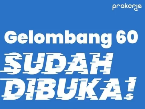 Pendaftaran Kartu Prakerja Gelombang 60 Telah Dibuka, Simak Jadwal Lengkapnya