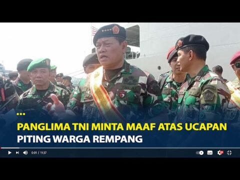 Panglima Minta Maaf, Luar Biasa Panglima TNI