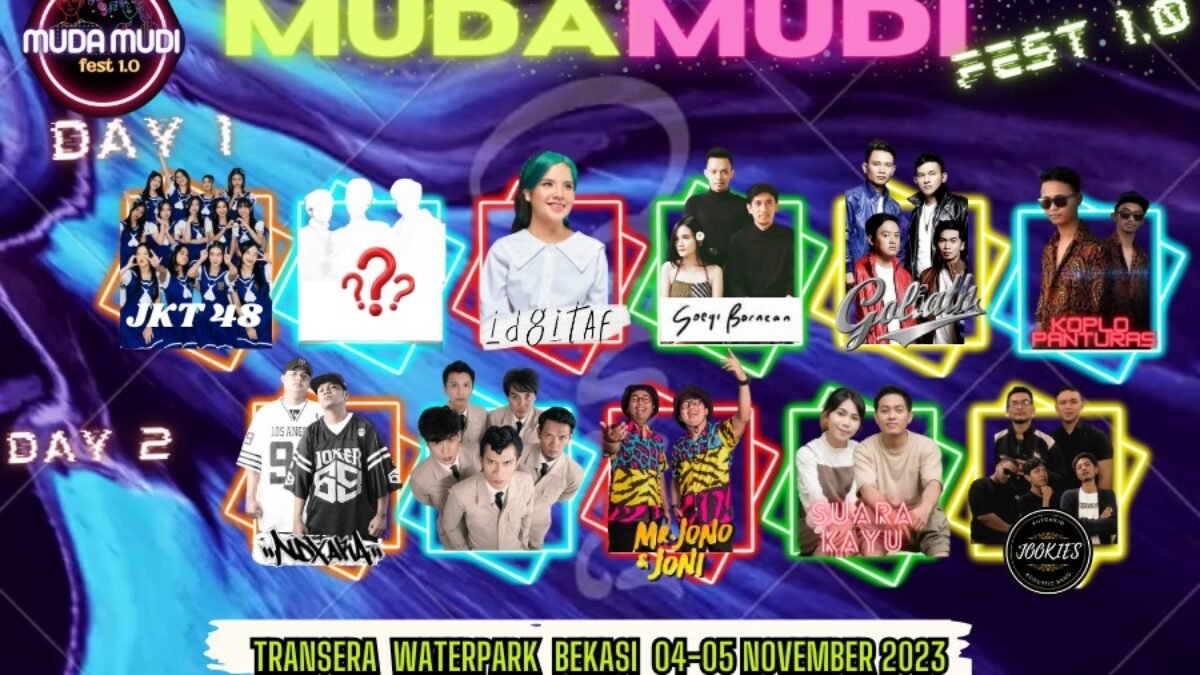 Harga Tiket dan Final Lineup Muda Mudi Fest 1.0: Siap-siap Sambut Festival Musik Spektakuler! Harga Tiket dan Final Lineup Muda Mudi Fest 1.0: Siap-siap Sambut Festival Musik Spektakuler!