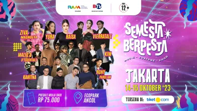 Semesta Berpesta Jakarta: Suasana Pesta Musik Tak Tertandingi, Segera Dapatkan Tiketmu!