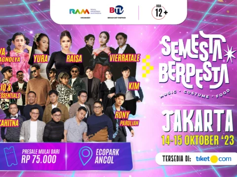 Semesta Berpesta Jakarta: Suasana Pesta Musik Tak Tertandingi, Segera Dapatkan Tiketmu!