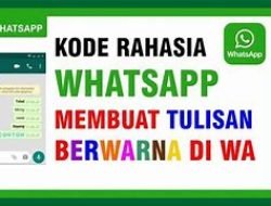 Cara Membuat Tulisan Miring, Tebal, dan Berwarna di WhatsApp